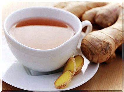 Ginger tea.