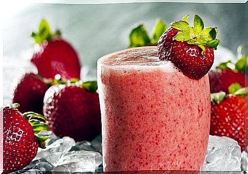 Strawberry milkshake