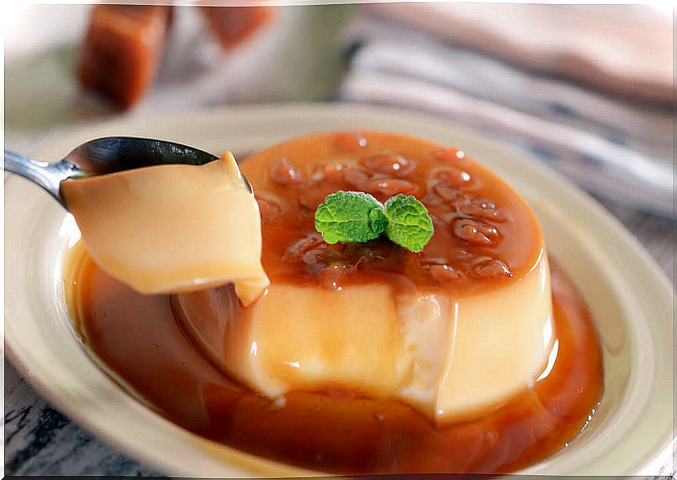 Lactose-free cheese flan