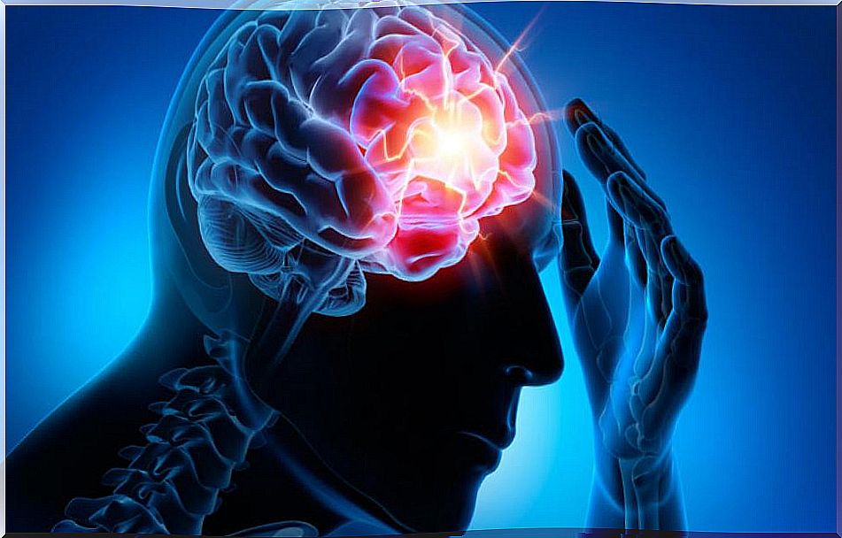 man suffering from cerebrovascular diseases