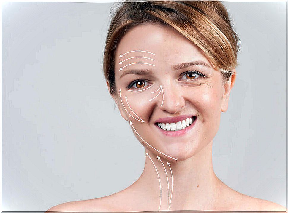 Woman with rejuvenated skin