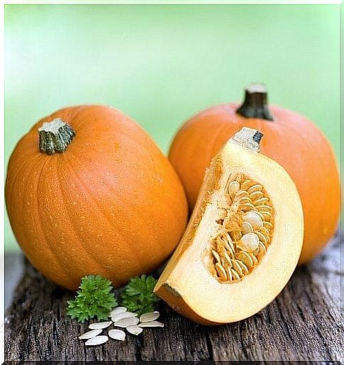 Pumpkin seeds contain omega-3 acids